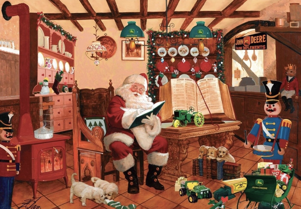 john deere santa
