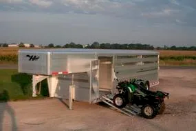 Aluminum Livestock And Cargo Trailers