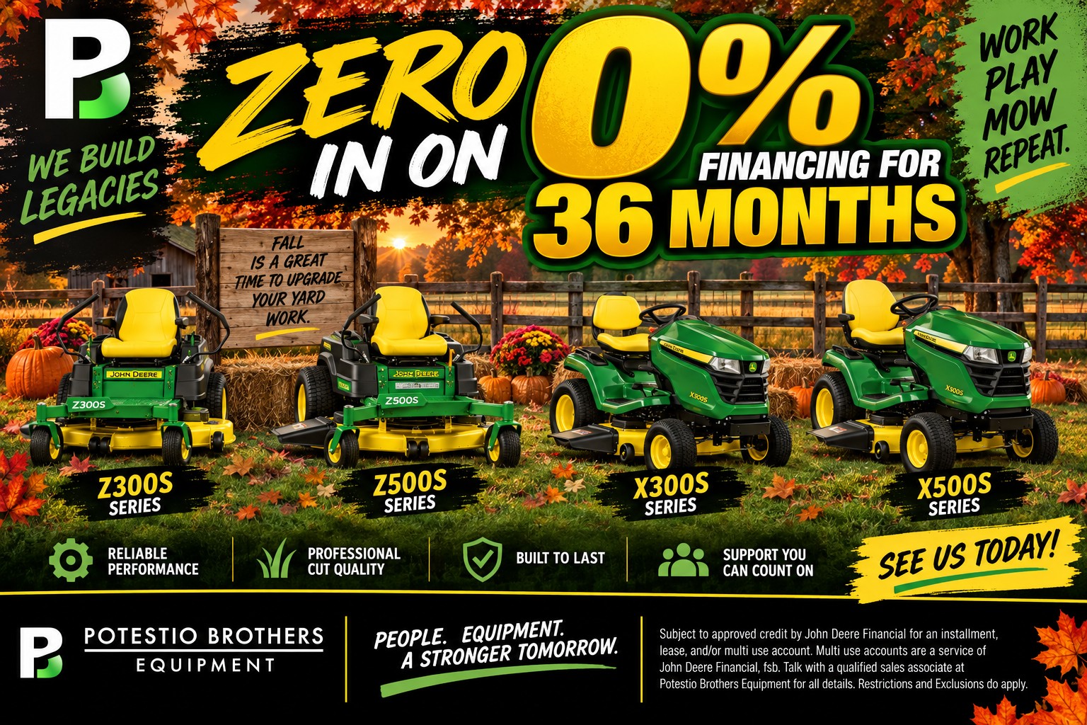 Read more about the article 0% For 36 Months!