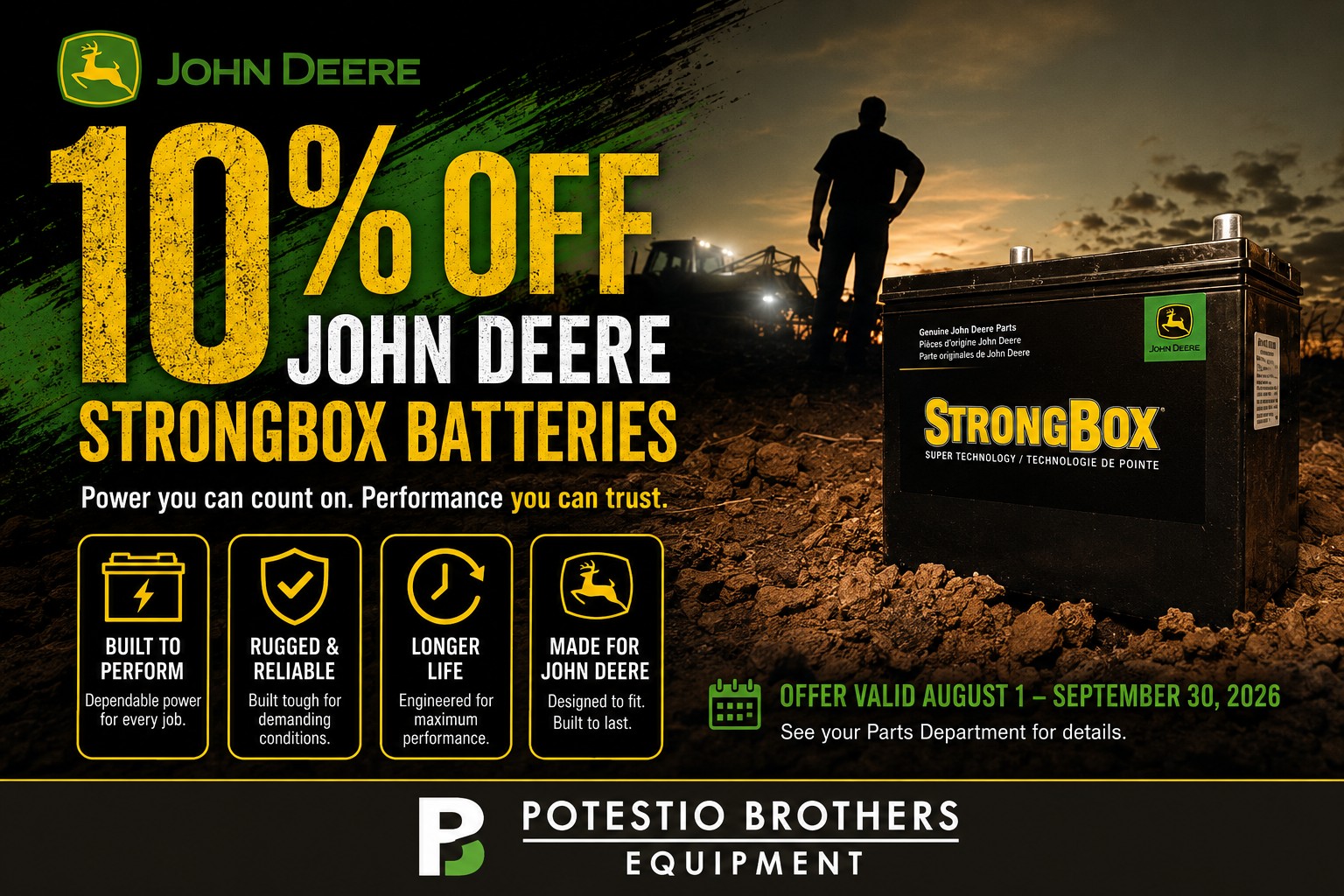 Read more about the article 10% Off Strong Box Batteries