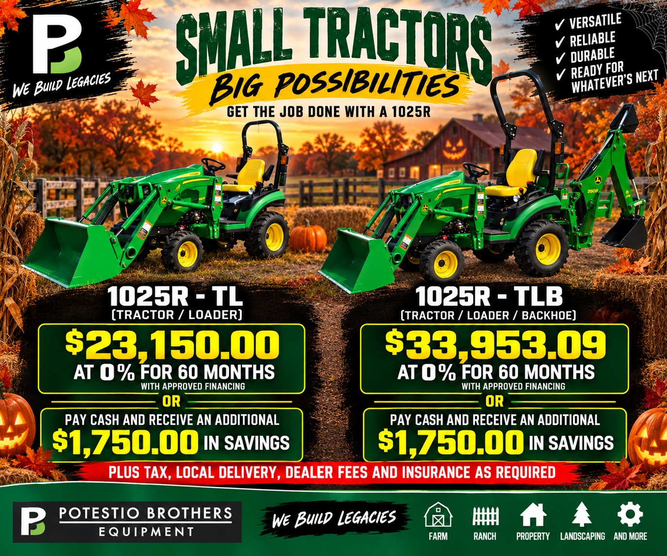 You are currently viewing John Deere 1025R (TL & TLB) Promo