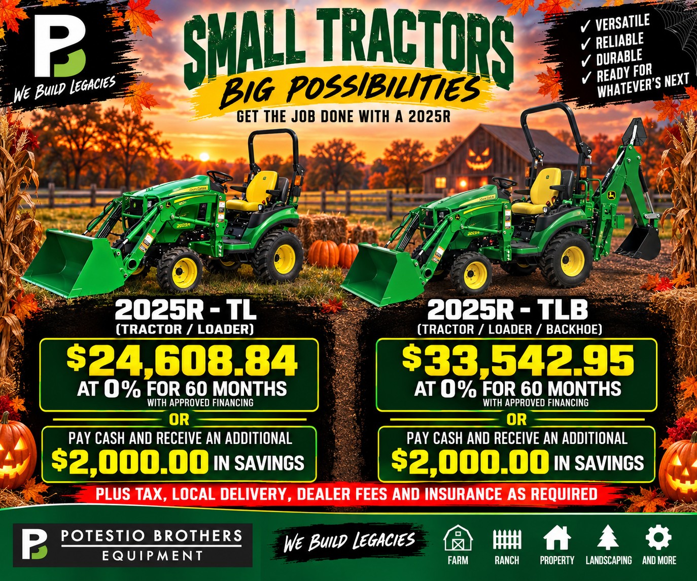 You are currently viewing John Deere 2025R (TL & TLB) Promo